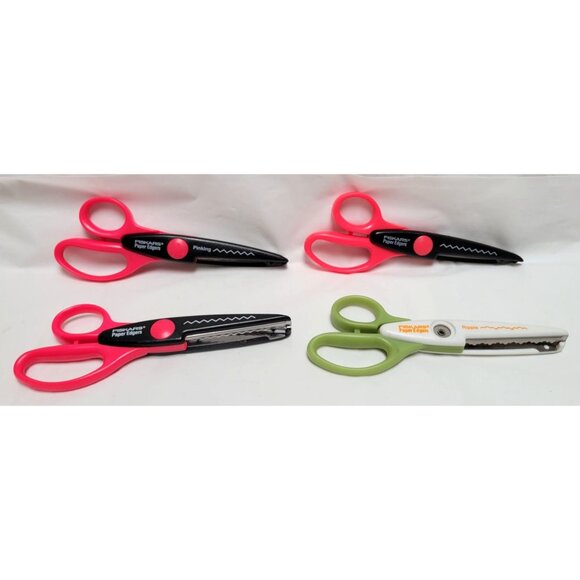Lot of 13 Fiskars Paper Edgers Decorative Scissors for Scrapbooking Crafts - Picture 7 of 10